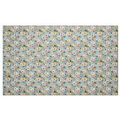 Vintage Floral Seamless Pattern Fabric Stoff (Fat Quarter (45,7 x 55,9 cm))