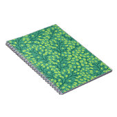 Vintage Floral Seamless Pattern Notizblock (Rechte Seite)
