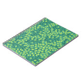 Vintage Floral Seamless Pattern Notizblock (Linke Seite)