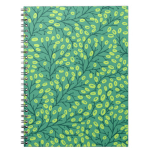 Vintage Floral Seamless Pattern Notizblock
