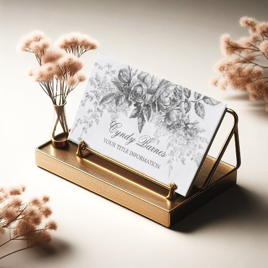 Vintage Floral Spray-Visitenkarte Visitenkarte