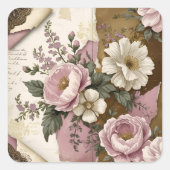Vintage Floral - Stickers (Vorderseite)