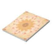 Vintage Floral Symphony Notizblock (Rotiert)