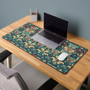 Vintage Floral Tapestry Schreibtischunterlage