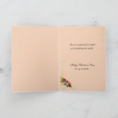 Vintage Floral Valentine Card Feiertagskarte (Innenseite)