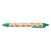 Vintage floral watercolour diamond ballpoint pen kugelschreiber (Unterseite)