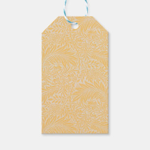 Vintage Floral William Morris Willow Bough Yellow Geschenkanhänger
