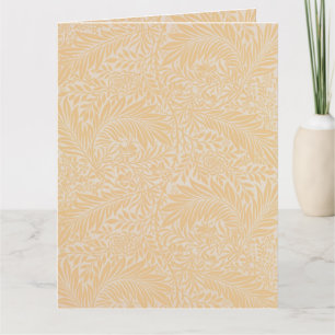 Vintage Floral William Morris Willow Bough Yellow Karte