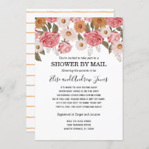 Vintage Floraldusche mit großer Entfernung