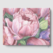 Vintage florale 90. Geburtstagsparty Gästebuch (Rückseite)