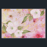 Vintage florale Aquarellbilder und Drehbücher für  Seidenpapier<br><div class="desc">Machen Sie mit diesem wunderschönen, romantischen, Vintagen Blumenpapier ein besonderes Geschenk. Weiße, lila und dunkelrosa Aquarellfarben überlagern das goldene Drehbuch auf einem prächtigen, weich rosa, goldfarbenen Hintergrund. verwandelt ein großartiges Geschenk in etwas noch Besseres! Dieses Tissue Paper funktioniert auch hervorragend für Ihr neuestes Decoupage Projekt. Sie können dieses Gewebepapier leicht...</div>