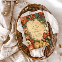 Vintage Florale Baby-Tiere Baby Shower