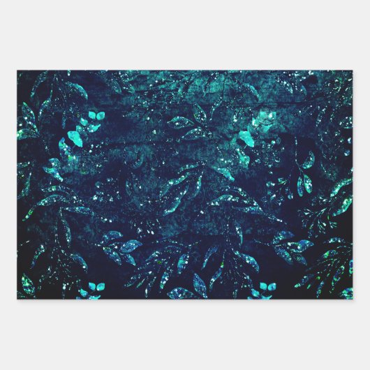 Vintage florale Blätter Dekoupage (Vorderseite 2)