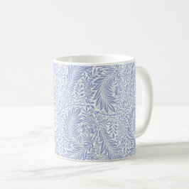 Vintage florale Blätter Hintergrundbild Kaffeetasse