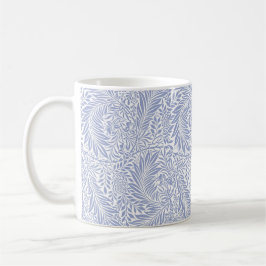 Vintage florale Blätter Hintergrundbild Kaffeetasse