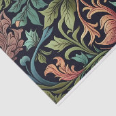 Vintage florale Blätter Pomegranates Geschenke Dec Seidenpapier (Ausschnitt)