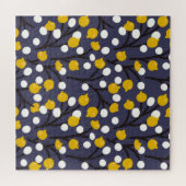 Vintage florale delikate botanische Muster. Puzzle (Horizontal)