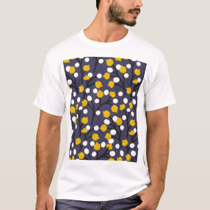 Vintage florale delikate botanische Muster. T-Shirt