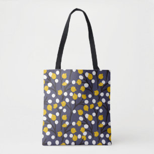 Vintage florale delikate botanische Muster. Tasche