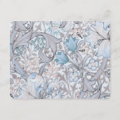 Vintage florale Elegance Hochzeitskarte Begleitkarte (Rückseite)