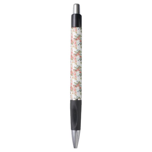 Vintage florale Elegance Kugelschreiber (Vorderseite Vertikal)