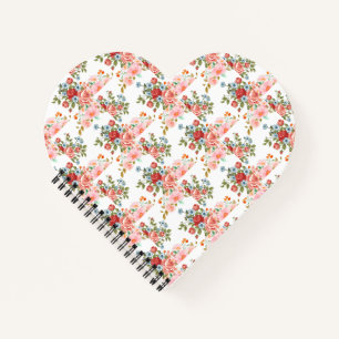 Vintage florale Elegance Notizblock