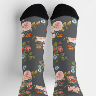 Vintage florale Elegance Socken
