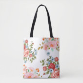 Vintage florale Elegance Tasche (Vorderseite)
