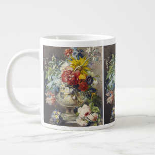 Vintage Florale Elegante Botanische Gartenmalerei Jumbo-Tasse