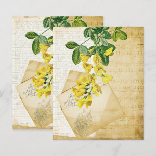 Vintage florale Ephemera