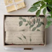 Vintage florale Ephemera Seidenpapier (Geschenk)