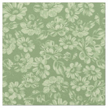 Vintage florale Französische Landgrüne Blume
