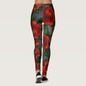 Vintage florale Leggings (Rückseite)