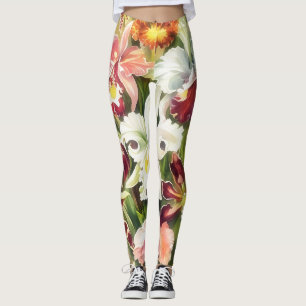 Vintage florale Leggings