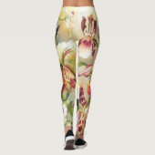Vintage florale Leggings (Rückseite)