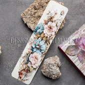 Vintage florale Lesezeichen, Lesezeichen mit Blume