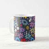 Vintage florale Muster Kaffeetasse (Vorderseite Links)