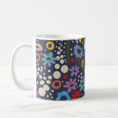 Vintage florale Muster Kaffeetasse (Links)