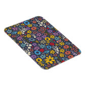 Vintage florale Muster Magnet (Rechte Seite)