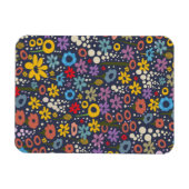 Vintage florale Muster Magnet (Horizontal)