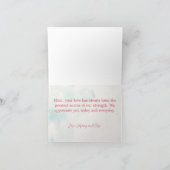 Vintage florale "Muttertagskarte" Feiertagskarte (Innenseite)