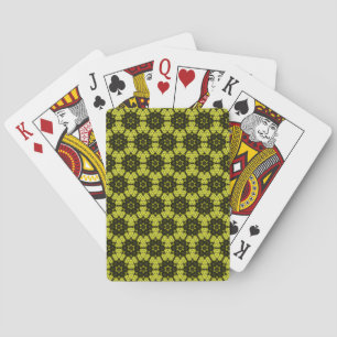 Vintage florale Nahtlose Abstrakte Kunst Spielkarten