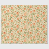Vintage florale Packung. Geschenkpapier (Flach)