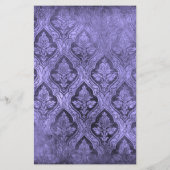 Vintage, florale Papierstative - Lila (Rückseite)