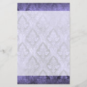 Vintage, florale Papierstative - Lila (Vorderseite)