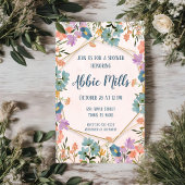 Vintage florale Party Einladung