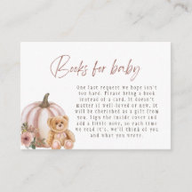 Vintage florale Pumpkin Teddy Bärenbücher für Baby