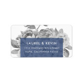 Vintage florale Rücksendeadressen-Aufkleber | Mari Adressaufkleber (Vorne)