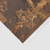 Vintage florale rustikale Textur Französisch Decou Seidenpapier (Ausschnitt)