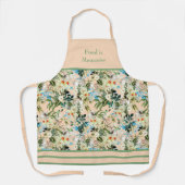 Vintage florale Schürze (Vorderseite)